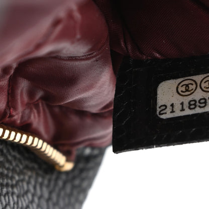 Chanel Caviar Quilted CC Beauty Clutch Black 8 of 8