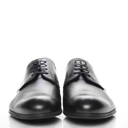 Louis Vuitton Lambskin Derby Lace Up Shoes 8 Black 2 of 7