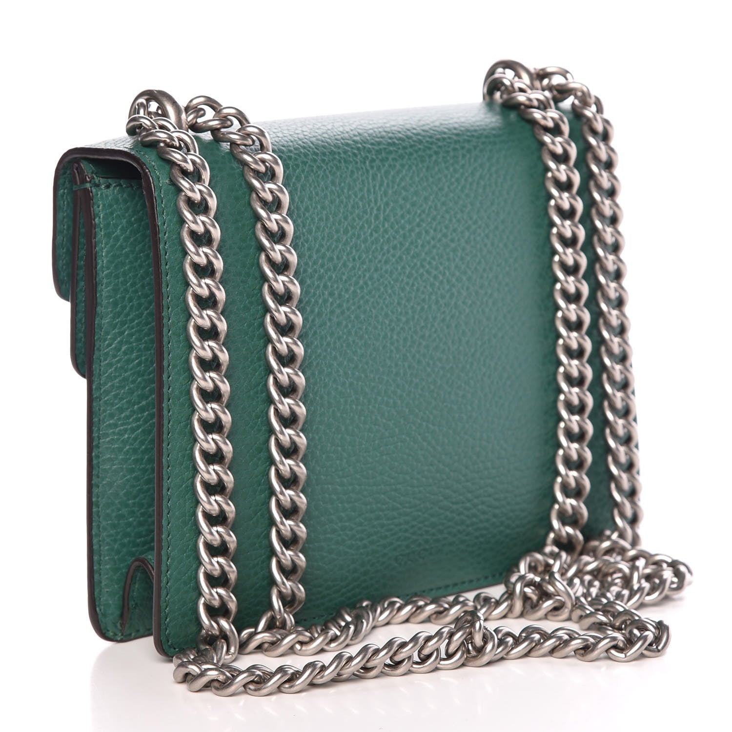 Gucci Calfskin Mini Dionysus Shoulder Bag Emerald 3 of 10