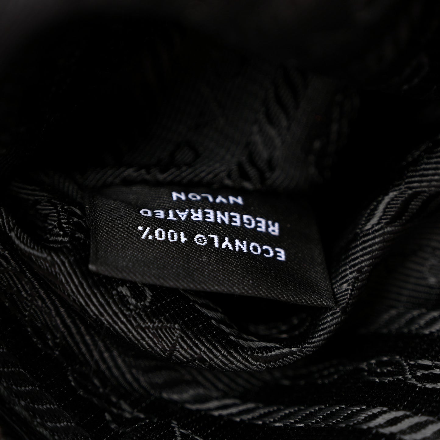 Re-Nylon Saffiano Sling Bag Black