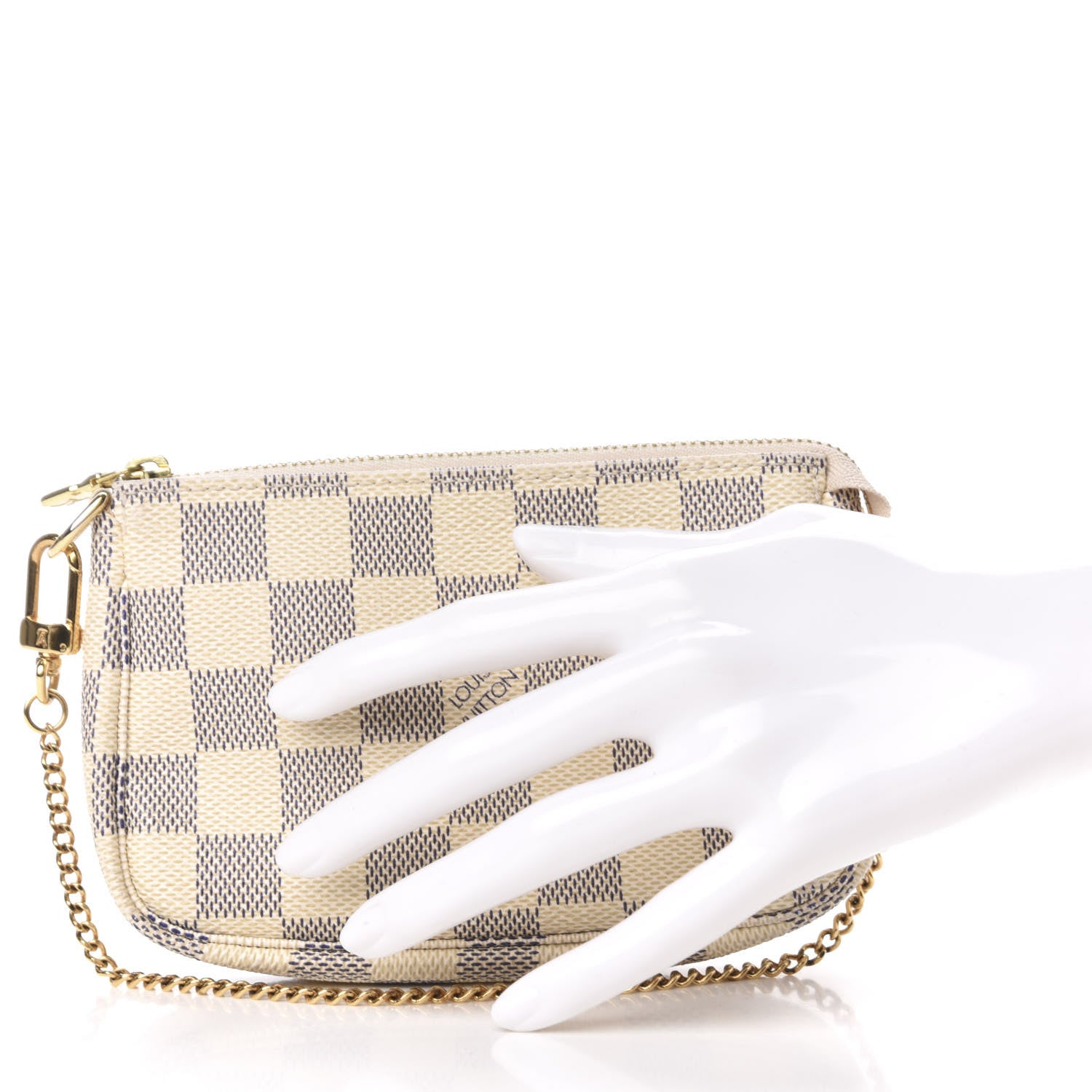Louis Vuitton Damier Azur Mini Pochette Accessories 2 of 7