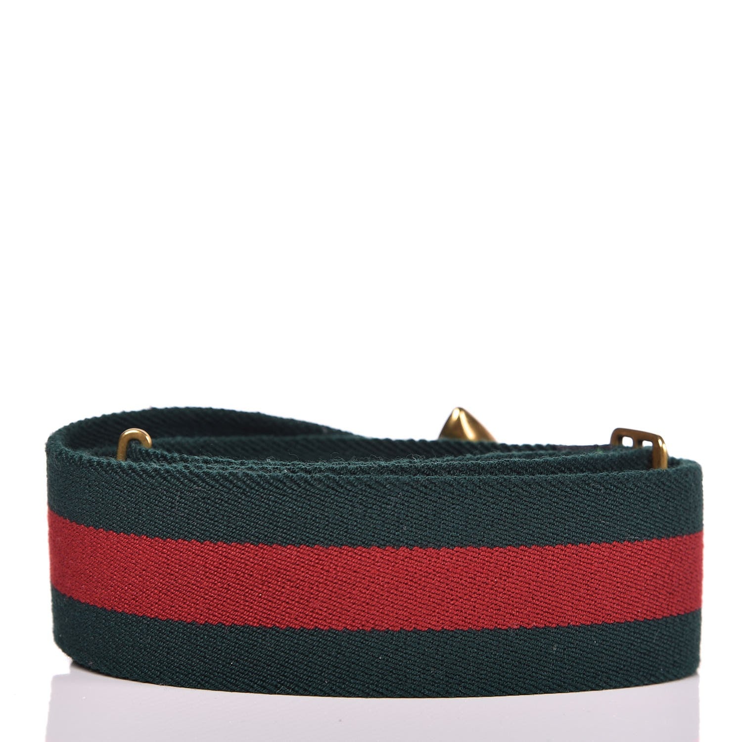 Gucci Web Wolf Belt 70 29 Green Red 3 of 5