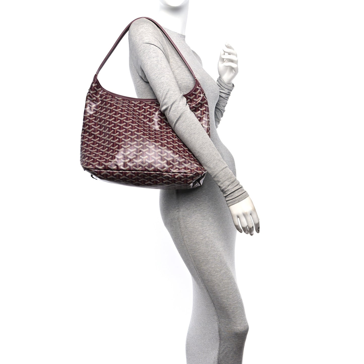 Goyardine Boheme Hobo Burgundy