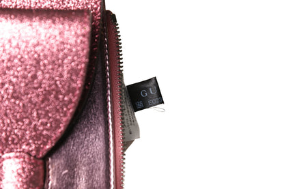 Gucci Calfskin Glitter Bow Wristlet Pink Rose 9 of 16