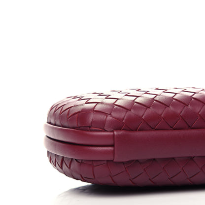 Bottega Veneta Nappa Intrecciato Chain Knot Clutch Bordeaux 7 of 9