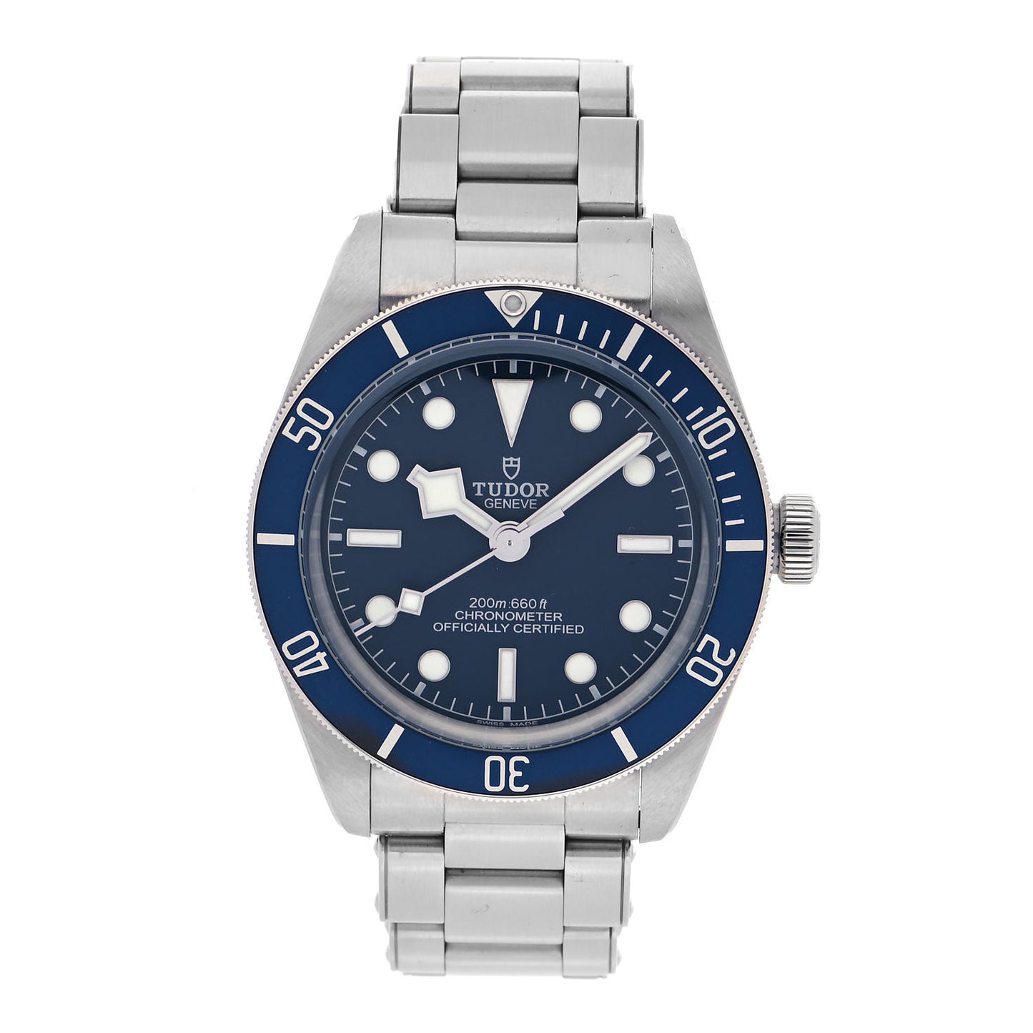 Stainless Steel 39mm Black Bay Fifty Eight Automatic Watch Blue 79030B