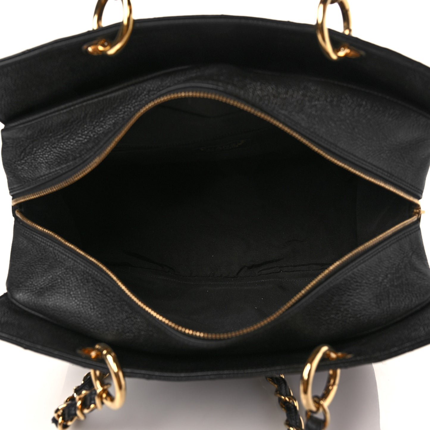 Caviar Quilted Grand Timeless Tote GTT Black