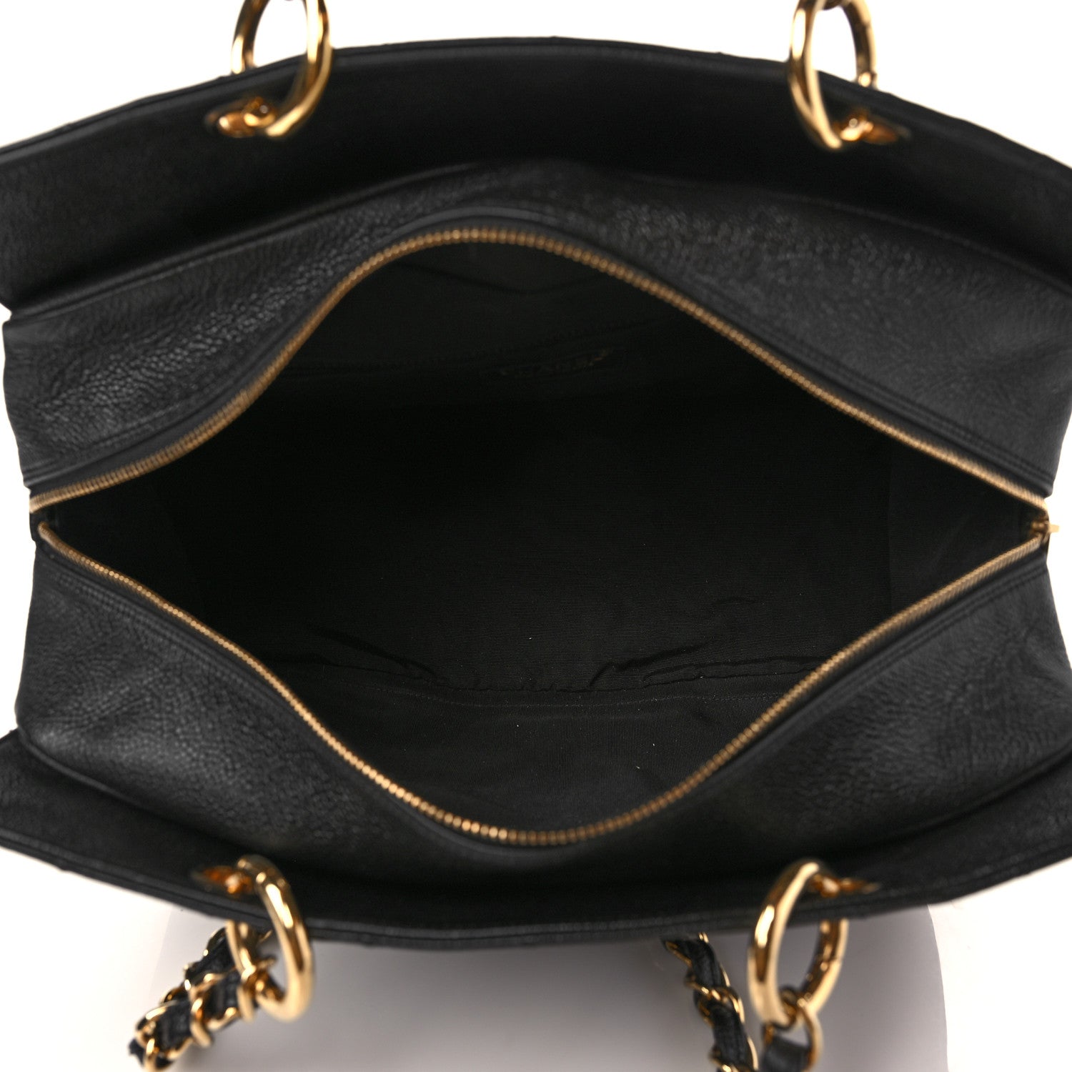 Chanel Caviar Quilted Grand Timeless Tote GTT Black 5 of 7