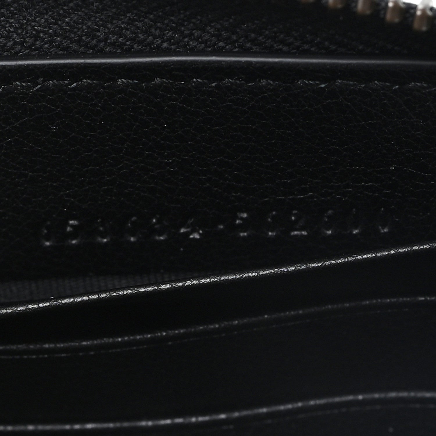 Gucci Wonka Grain Calfskin Diana Continental Wallet Black Black 7 of 7