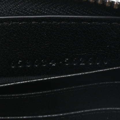 Gucci Wonka Grain Calfskin Diana Continental Wallet Black Black 7 of 7