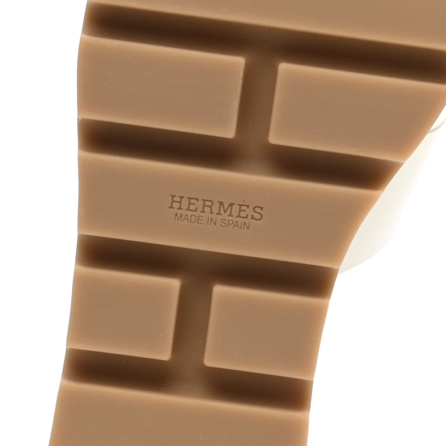 Hermes Calfskin Cork Eze 30 Sandals 37 White 6 of 10