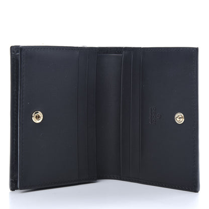 Gucci Guccissima Signature Bowy Card Case Wallet Black 5 of 6