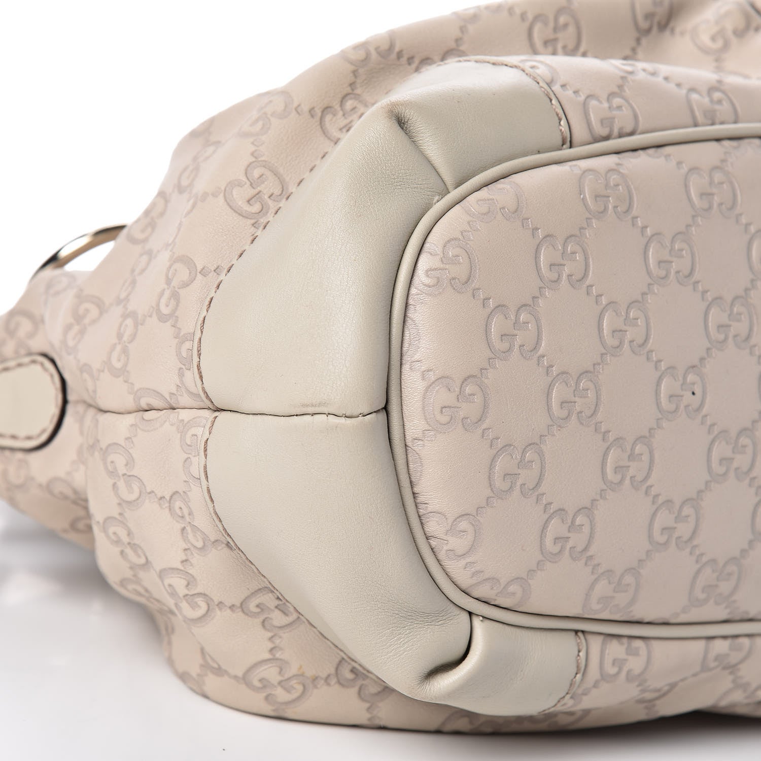 Gucci Guccissima Medium Sukey Top Handle Bag White 12 of 14