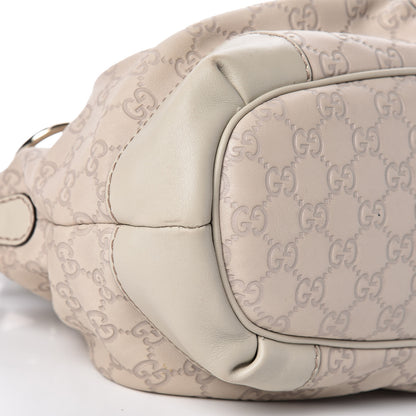 Gucci Guccissima Medium Sukey Top Handle Bag White 12 of 14