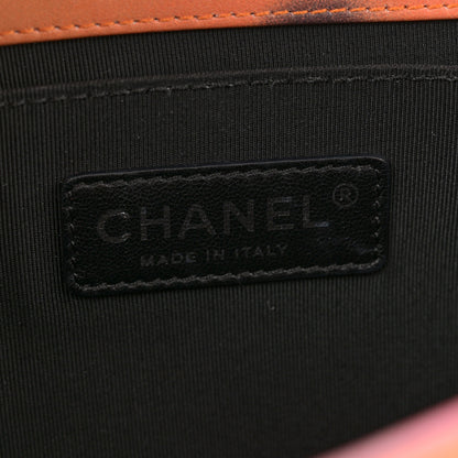 Chanel Printed Lambskin Quilted Medium Flower Power Boy Flap 6 of 11