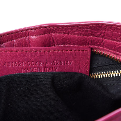 Balenciaga Agneau Classic Gold Hardware S City Rose Dahlia 6 of 9