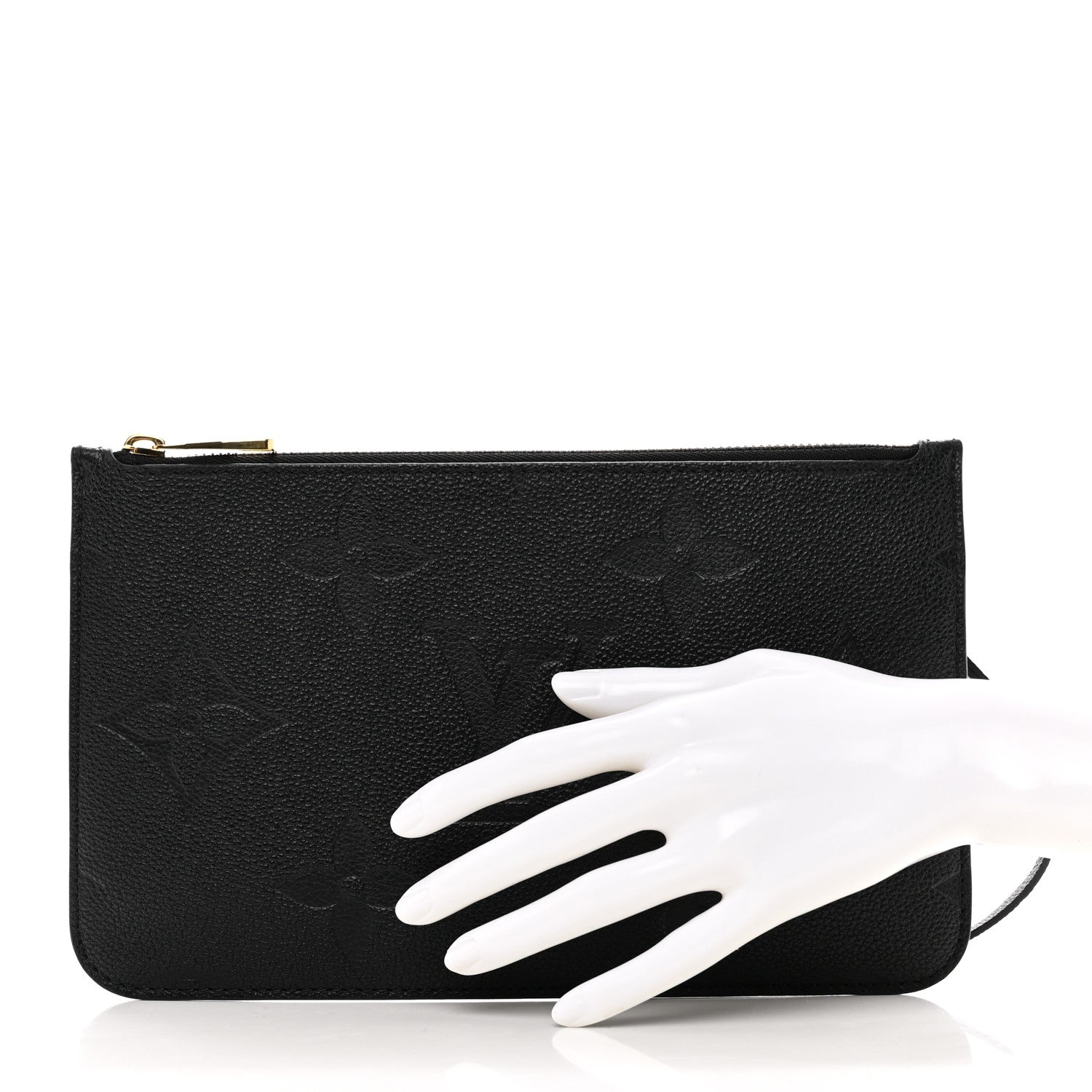 Louis Vuitton Empreinte Monogram Giant Neverfull MM Pochette Black 2 of 6