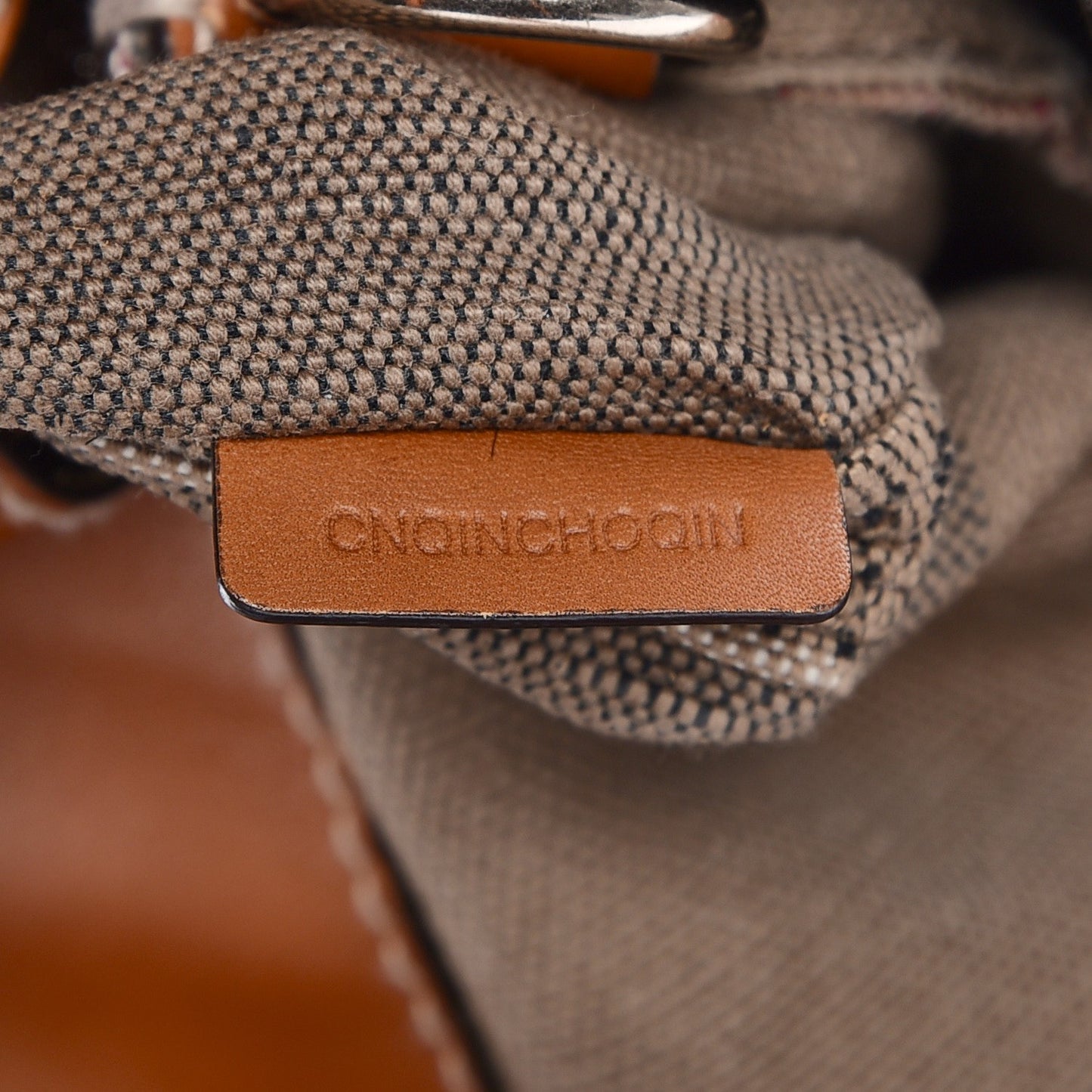 Canvas Mega Check Medium Ashby Hobo Saddle Brown