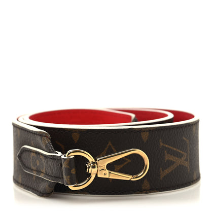 Louis Vuitton Monogram Bandouliere Shoulder Strap Red 1 of 5