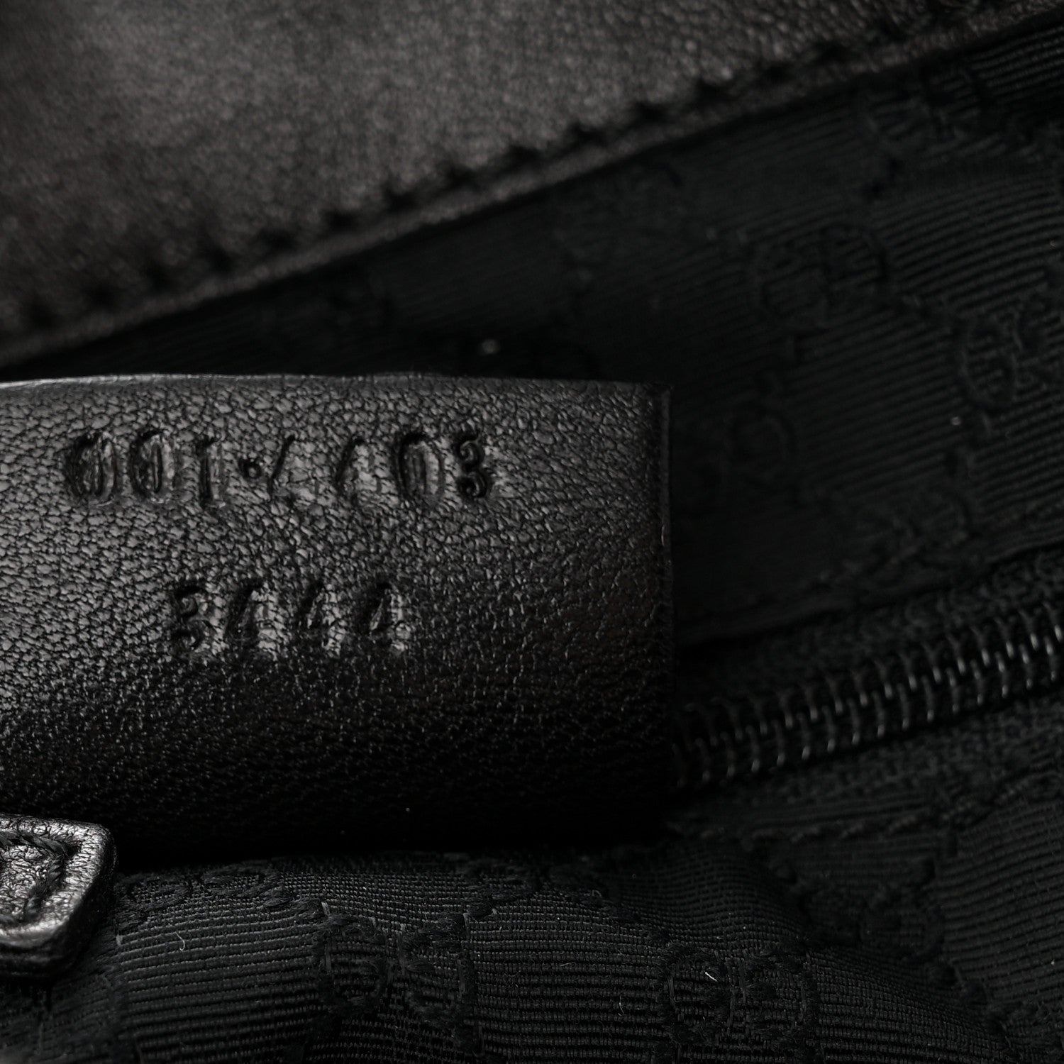 Gucci Lambskin Tassel Pouch Black 7 of 13