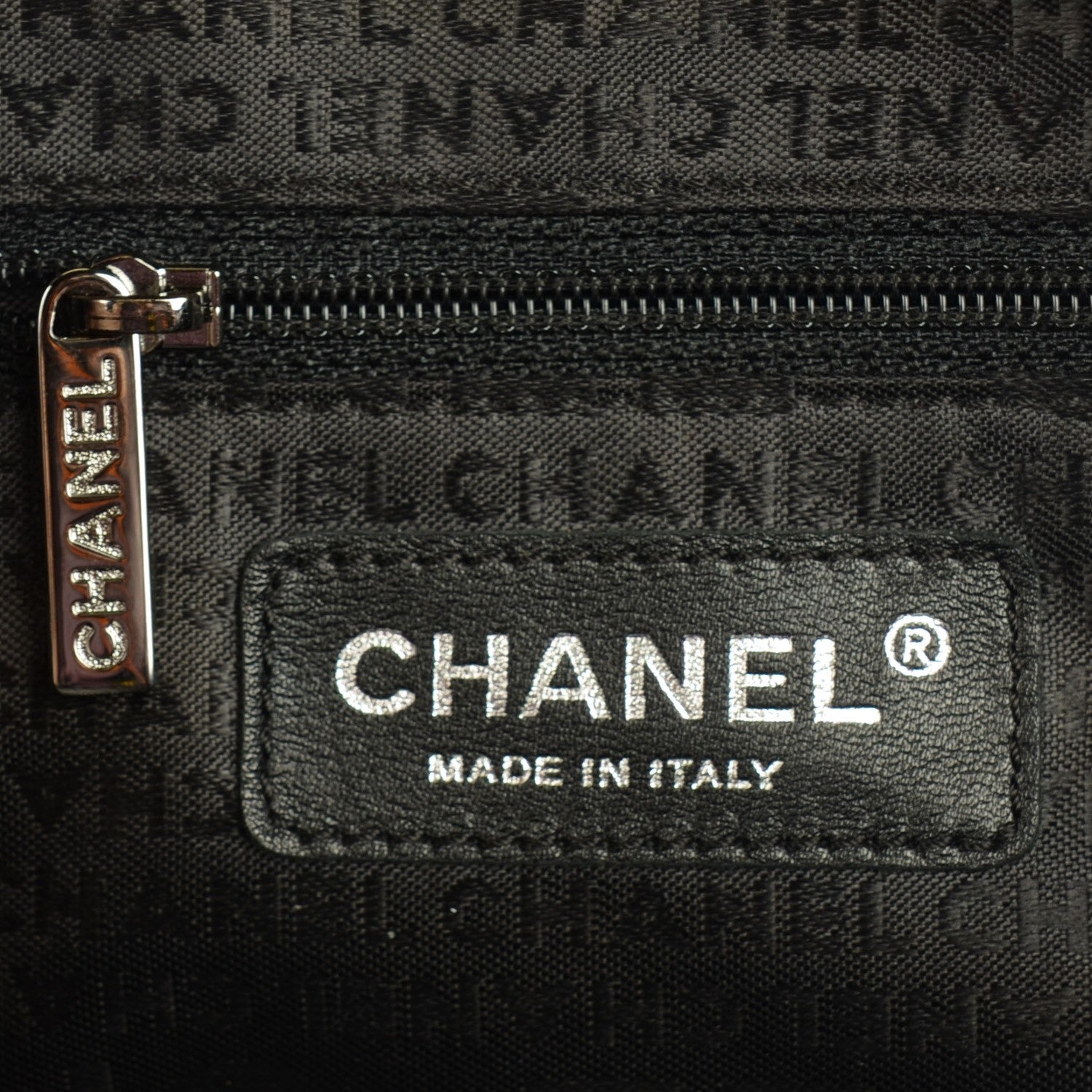 Chanel Caviar Square Stitched Tote Black 7 of 8