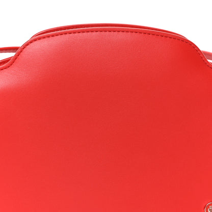 Loro Piana Smooth Calfskin Sesia Crossbody Fire Red 7 of 10