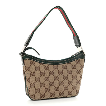 Gucci Monogram Web Mini Pop Hobo Green 3 of 11