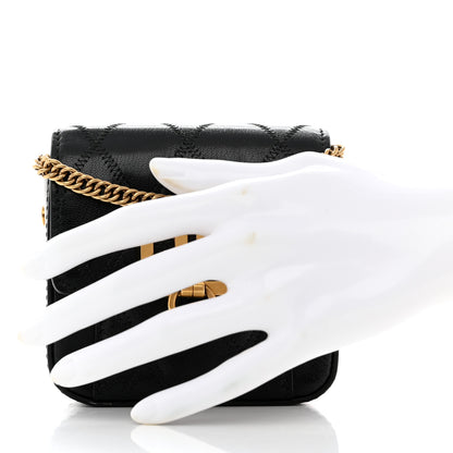Givenchy Goatskin GV3 Pocket Nano Pouch Black 2 of 7