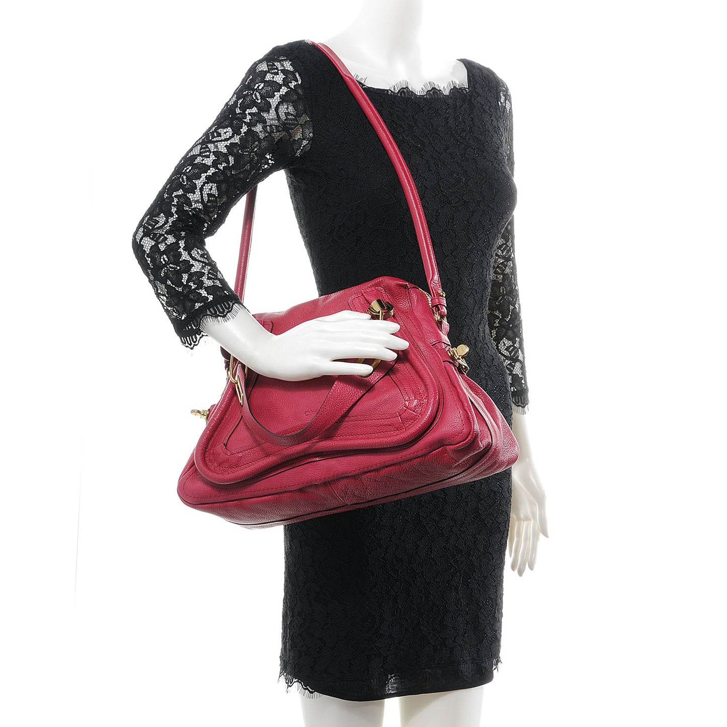 Calfskin Medium Paraty Cyclamen