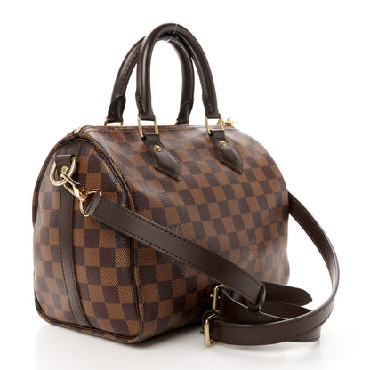 Louis Vuitton Damier Ebene Speedy Bandouliere 25 3 of 14
