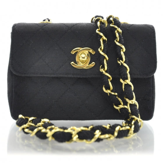 Chanel Nylon Mini Flap Black 1 of 10