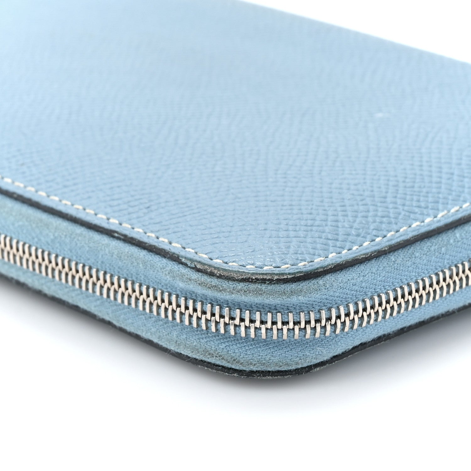 Hermes Epsom Azap Wallet Blue Jean 11 of 14