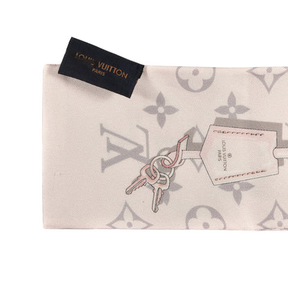 Louis Vuitton Silk Monogram Confidential Bandeau Light Pink 4 of 5
