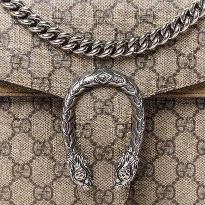 Gucci GG Supreme Monogram Small Dionysus Shoulder Bag Taupe 8 of 16