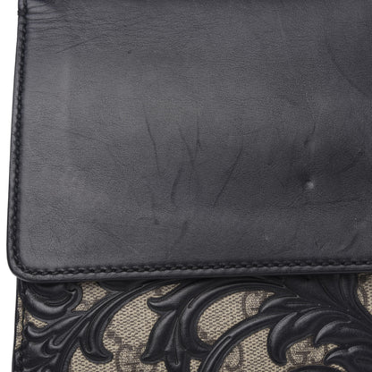 Gucci GG Supreme Monogram Arabesque Medium Dionysus Shoulder Bag Black 15 of 16