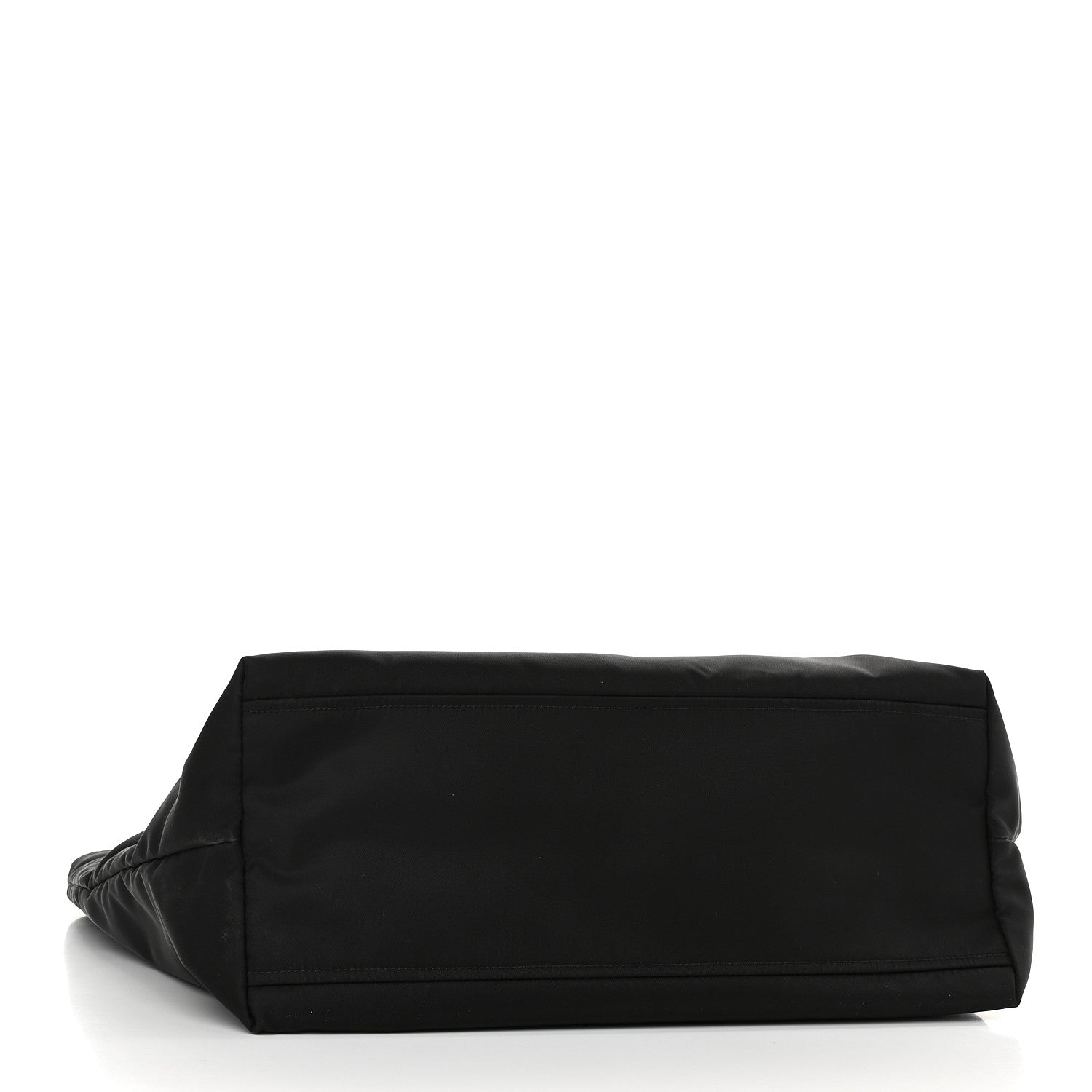 Prada Tessuto Nylon Saffiano Tote Black 3 of 7
