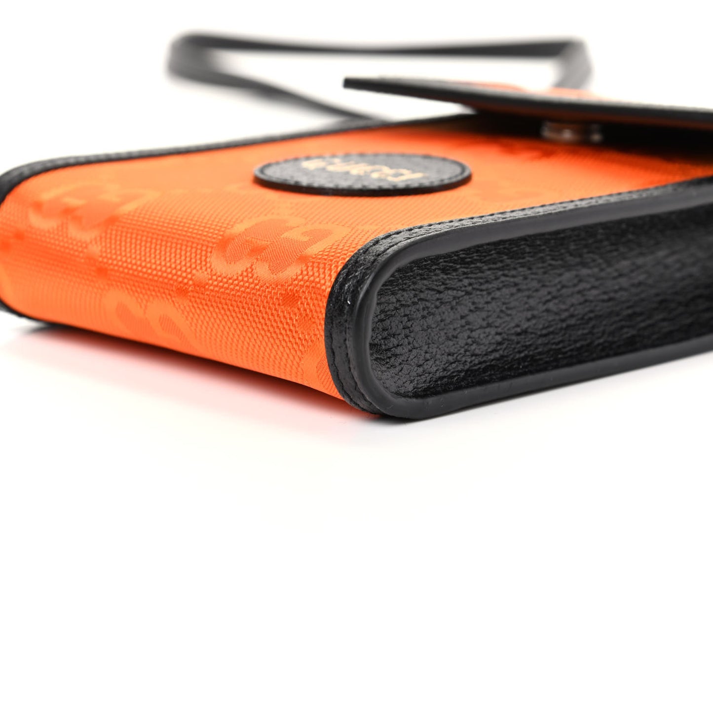Econyl Nylon Monogram Off The Grid Crossbody Bag Carrot Orange Black
