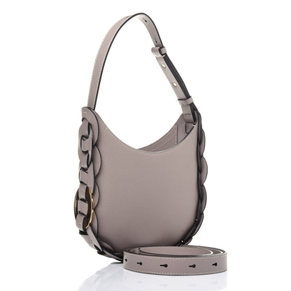 Chloe Small Grain Smooth Calfskin Small Darryl Hobo Motty Grey 3 of 14