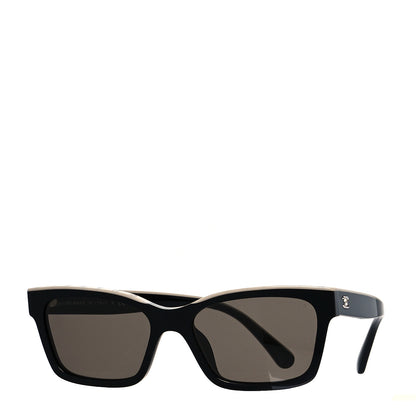 Chanel Acetate Square Sunglasses 5417-A Black 1 of 8