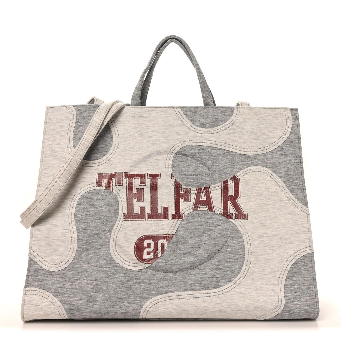 Jersey Large Camo Shopping Bag Heather Grey