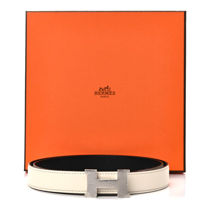 Hermes Swift Epsom 24mm Mini Martelee Constance Belt 80 Nata Black 6 of 6