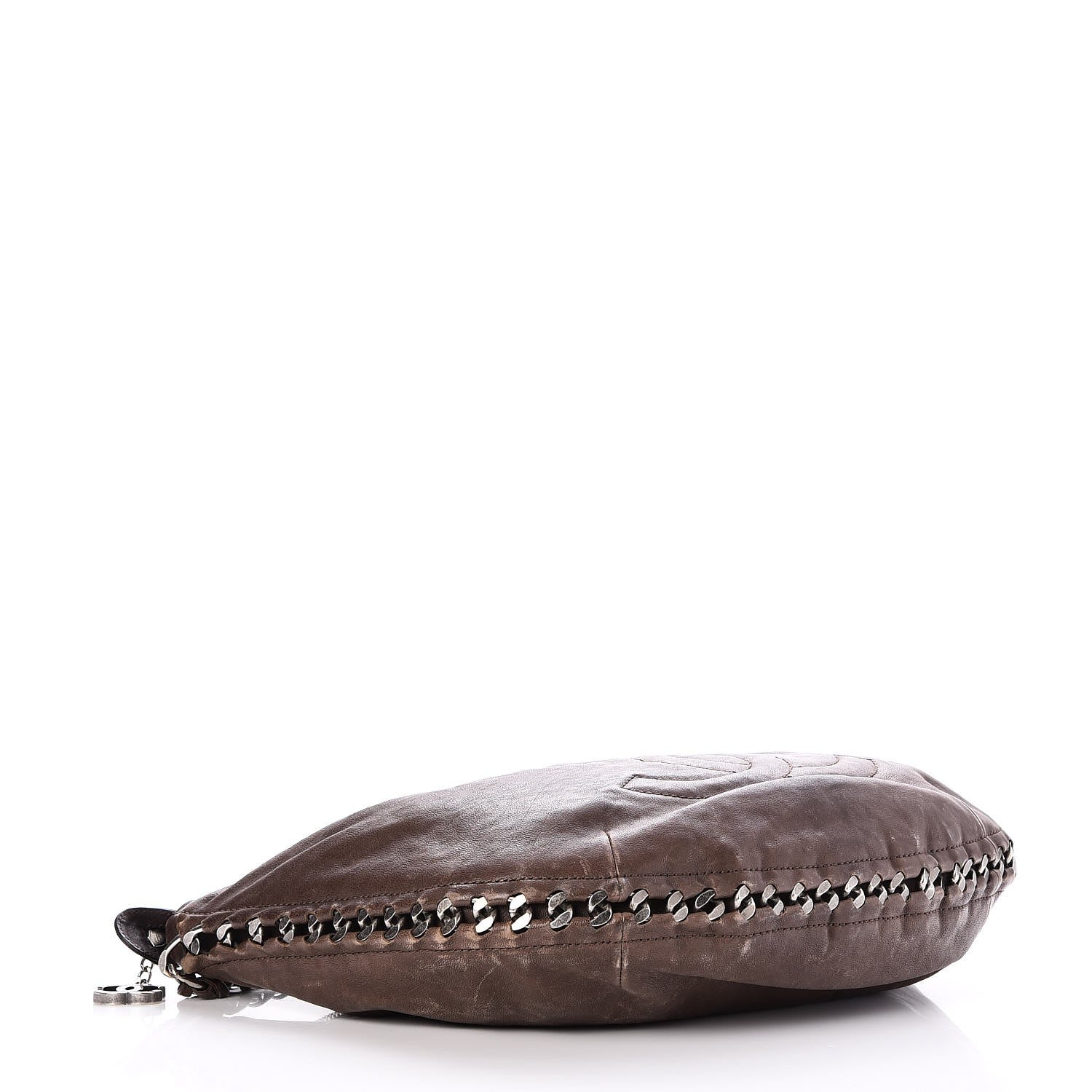 Chanel Calfskin Modern Chain Hobo Brown 4 of 10
