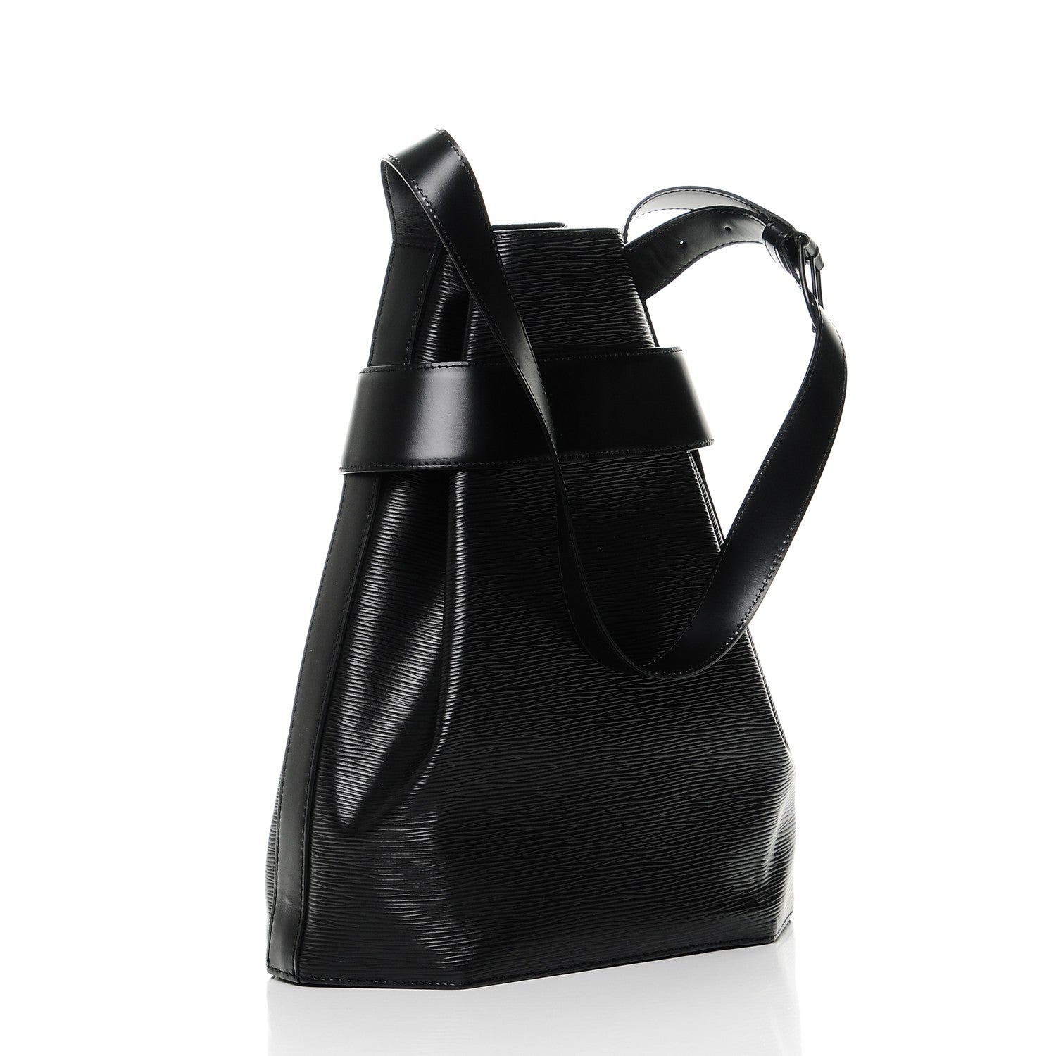 Louis Vuitton Epi Sac D'Epaule Black 3 of 8