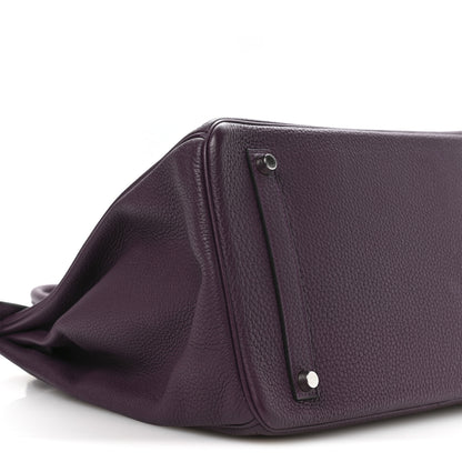 Hermes Togo Birkin 35 Cassis 9 of 11