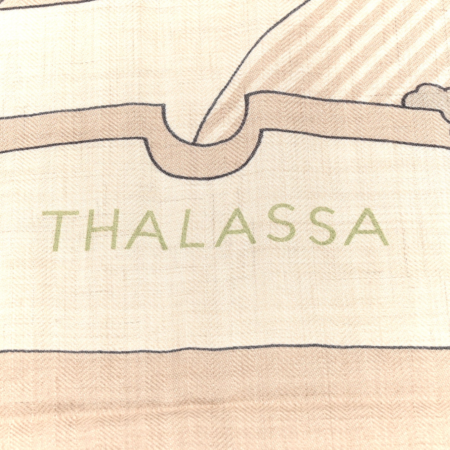 Cashmere Silk Thalassa Shawl 140 Beige Rose Mastic