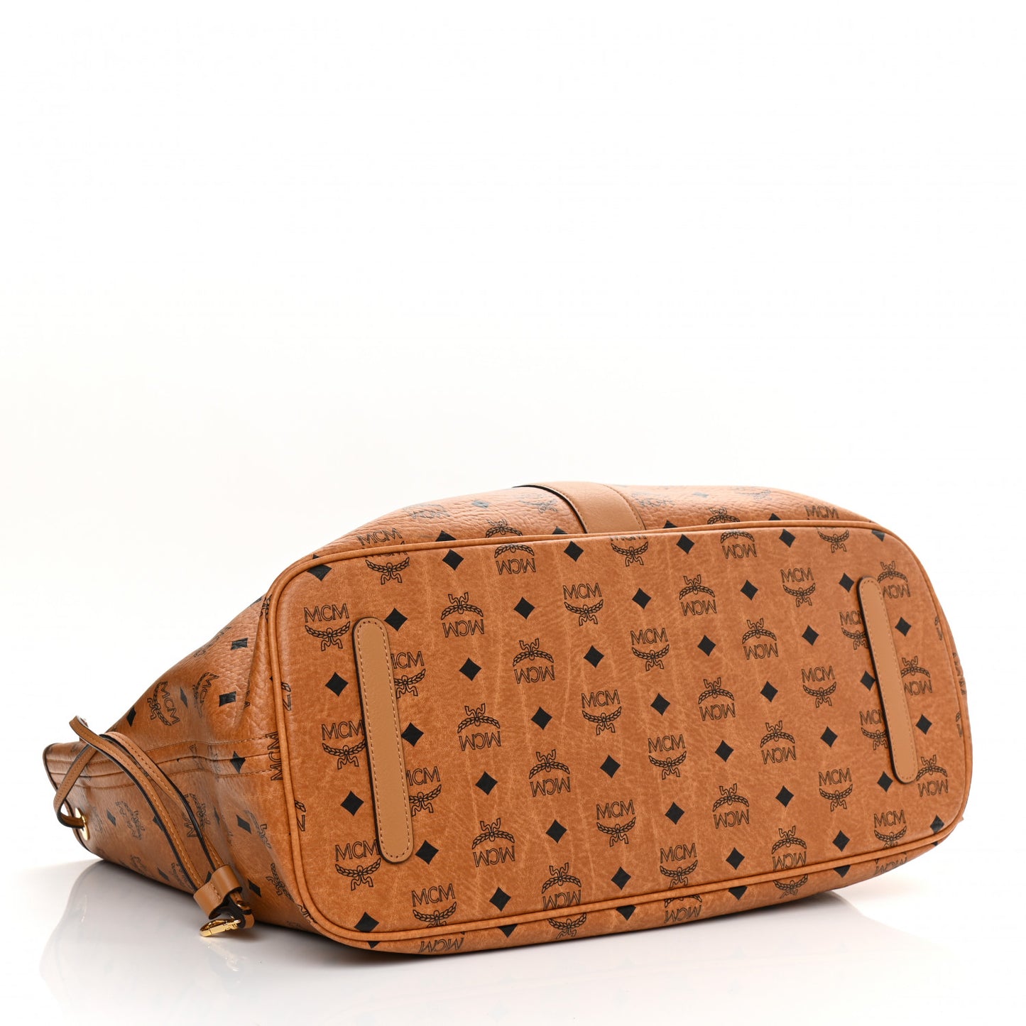 Visetos Large Liz Reversible Shopper Tote Cognac