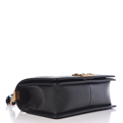 Chanel Caviar Quilted Medium Boy Flap Black 4 of 10