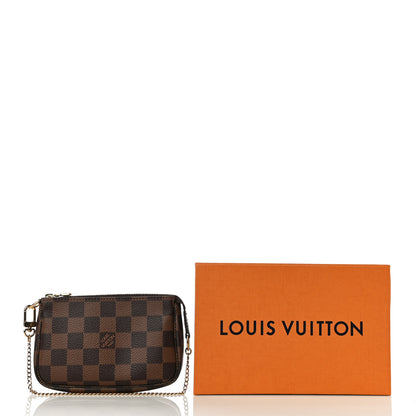 Louis Vuitton Damier Ebene Mini Pochette Accessories 11 of 11