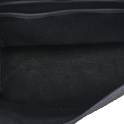 Hermes Toile Vache Calfskin Herbag 30 PM Natural Black 7 of 14