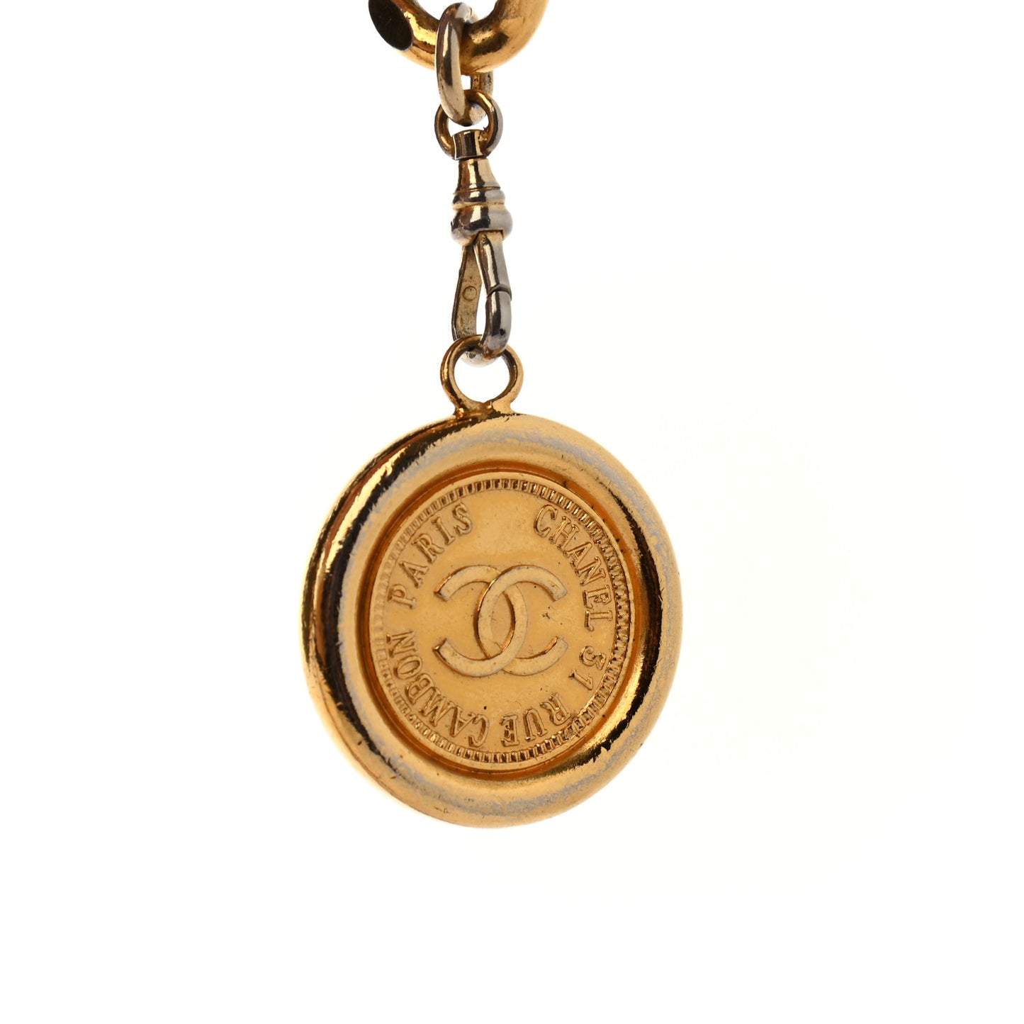 Chain CC Medallion Belt Gold